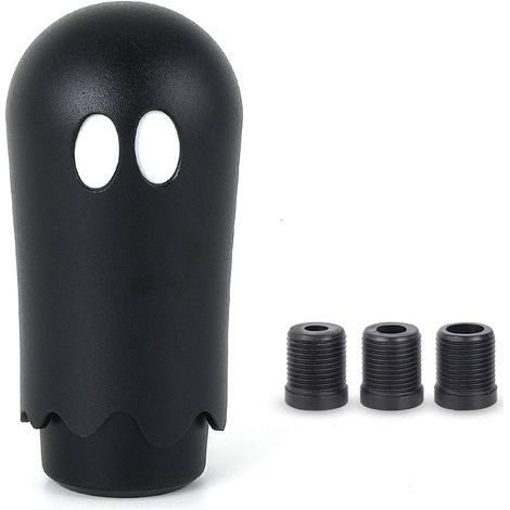 Halloween Ghost Gear Shift Knob, Aluminum Alloy, Creative and Personalized Racing Car Gear Shift Knob - Black (Aluminum Alloy) (1/4)