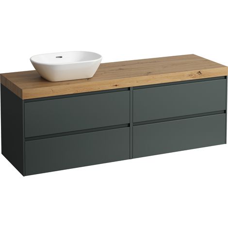 LAUFEN LANI Plan de toilette chêne sauvage incl. meuble