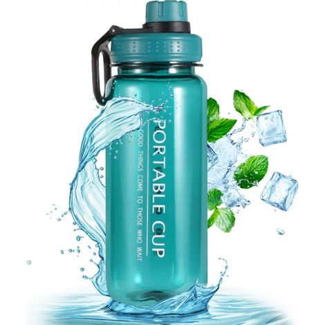 TRINKFLASCHE FITNESS GYM 600ml tragbar klein BD05