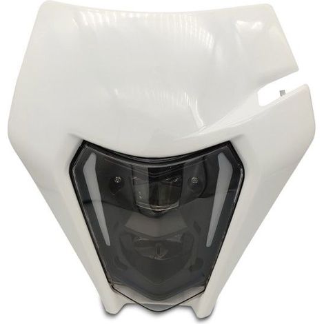 Faro LED ECE + targa per KTM 600 / 620 / 640 LC4 SW1-WH