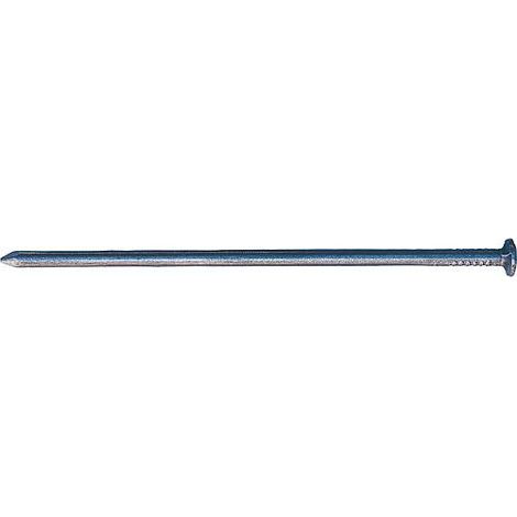 Pointe DIN 1151 rond, blanc, tete conique canelee Dim.: 3,1/65, Emballage 2,5 kg (1/2)