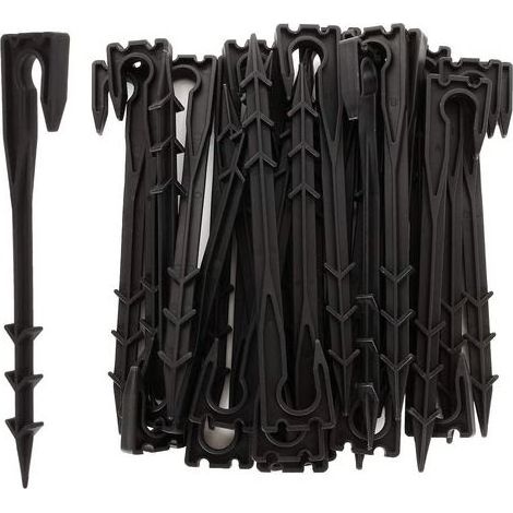 Piquets de Support de Tuyau d'irrigation Support pour Tuyau 4 / 7mm, 16mm Piquet de Tube Irrigation Goutte à Goutte Plastique Outil de Jardinage,Paquet de 30 (1/5)