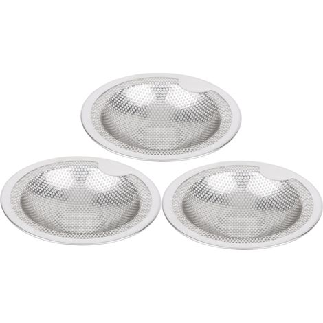 Passoire d'évier en acier inoxydable, bouchon anti-obstruction, filtre, panier récupérateur, outil de cuisine (L) (1/5)