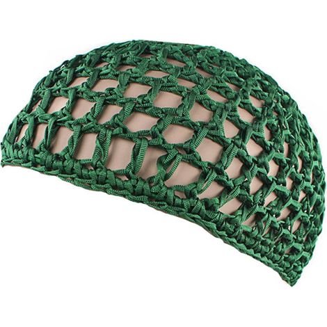 Filet à cheveux en maille, bonnet crocheté, filet à cheveux en résille, cache-cou, ornement pour dormir (1/5)