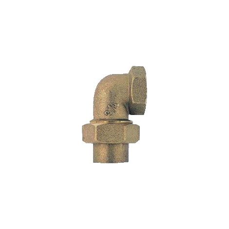 Unione gomito in ottone con femmina in rame ferroso - 96GCU 20X27 16