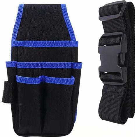 Ceinture porte-outils,T-Audace Porte-outil de Ceinture Réglable , Sacoche porte outils,Sac à Outils avec Ceinture, sac de ceinture à outils de menuisier pour électricien de jardin domestique - bleu (1/5)