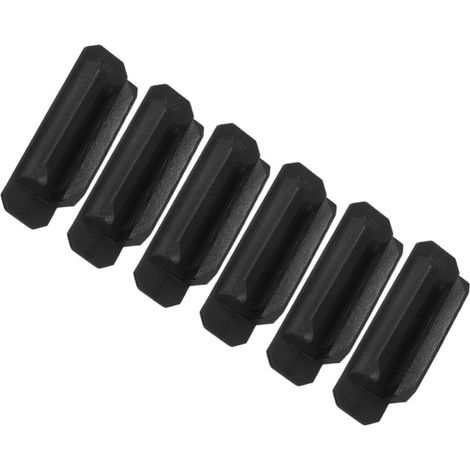 ULTECHNOVO Porte-stylos en silicone noir avec clips adhésifs, 6 (1/5)