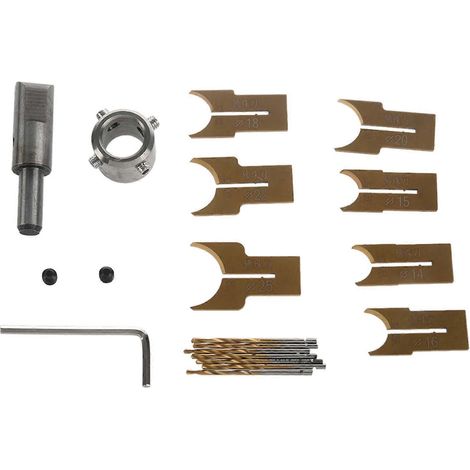 16 Pièces Fraises Carbure Perçage Perles 14-25mm - Set Outils Bijoux (1/5)