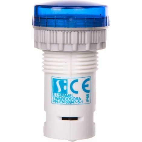 L谩mpara azul compacta PK22-LN-230-LED-AC