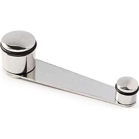 tope puerta doble con retenedor inox201 / negro acabado efecto inox acabado efecto inox acabado efecto inox