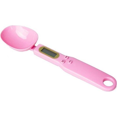 Bilancia da cucina digitale - Per liquidi e ingredienti secchi - Precisione 0,1 g - Rosa