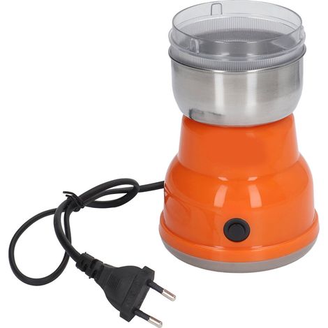 Elektrische Kaffeemühle (300 W), Edelstahlklingen zum Mahlen von Kaffeebohnen und Gewürzen, 220-V-EU-Stecker (1/5)
