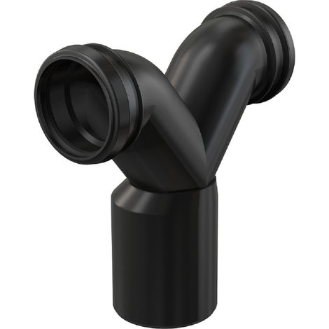 alcadrain M909 double coude 90° avec joint (1/2)