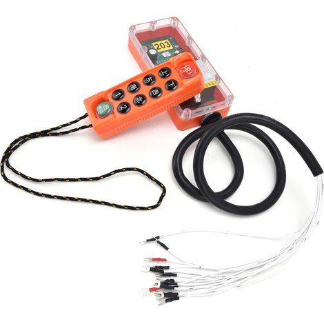 Télécommande sans fil pour pont roulant, radiocommande industrielle H23C++ 26V/635V, interrupteur de levage électrique, grue radio, boîtier de commande à distance (1/5)