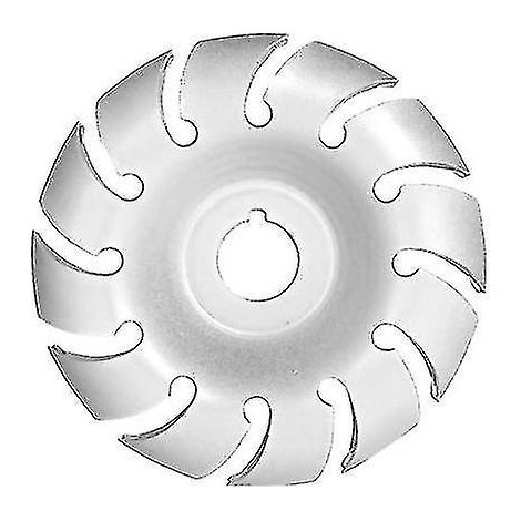 Acier au manganèse 90mm 12 dents disque de sculpture sur bois 16mm alésage meuleuse façonnage disque pour 100 115 Angle