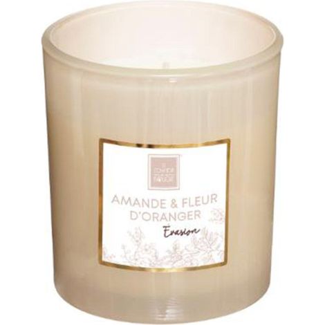 Bougie Parfumée "Mael" 190g Amande & Fleur d'Oranger