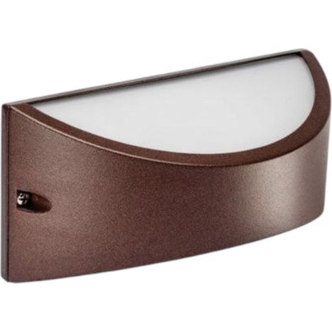Applique plafoniera illuminazione esterna in alluminio 220-240V -  Marrone