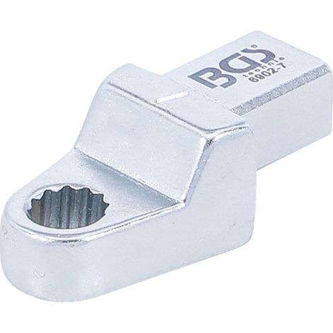 Chiave ad anello ad innesto  7 mm  sede 9 x 12 mm (1/4)