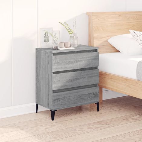 Sideboard Grey Sonoma 60x35x70 cm Engineered Wood vidaXL (1/5)