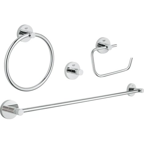 Grohe Essentials - Set d'accessoires de salle de bain, chrome 40823001 (1/3)