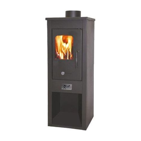 STUFA LEGNA ERA MILLE  NERO KW 6,8 MM 330X350 H.MM 940