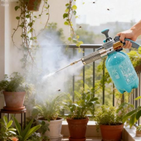 Pulvérisateur portable de 2 litres, brumisateur thermique, pulvérisateur de pesticides pour la lutte antiparasitaire et la désinfection (1/5)