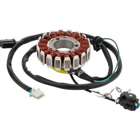 Compatible with the stator-coil-magneto assembly for Honda XR125L/XR125 motorcycles (2003-2007), original part number: 31120-KRH-D00 31120-KRH-D01 (1/4)