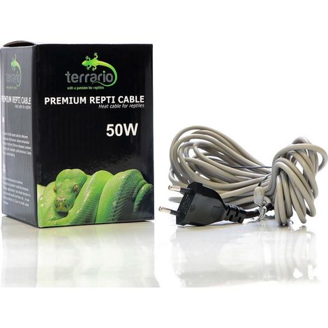 Cavo riscaldante per terrario, impermeabile, 50W, 7M, flessibile (1/5)
