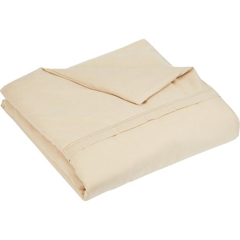 Housse de Couette Lin/Coton Sable 240 x 220 cm
