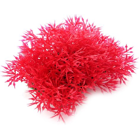 Accessoires pour aquarium, décoration, gazon artificiel vert, plante aquatique en plastique (1/5)