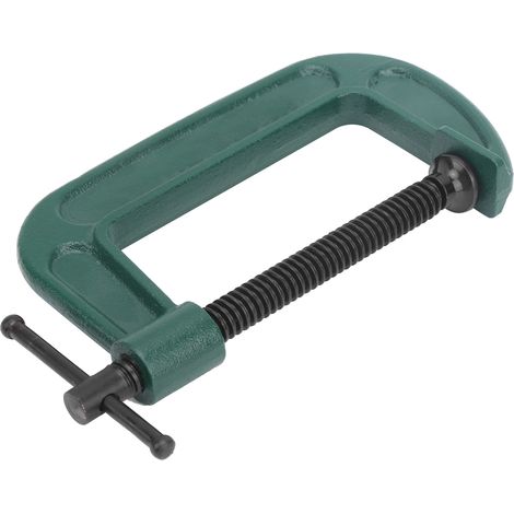 Serre-joint en acier à haute teneur en carbone, clip en G, longueur de serrage de 11,7 cm (4,6 po), outil de fixation à torsion large pour charpentier (1/5)