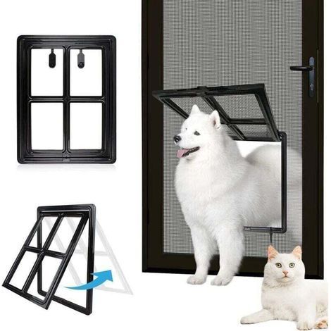 Porte pour animaux de compagnie - Grand 30,5 cm x 40,6 cm (12' x 16') (1/4)
