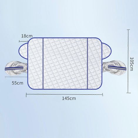 Auto-Windschutzscheibenabdeckung, magnetische Schneeschutzabdeckung, Frontscheibenabdeckung gegen Regen, Schnee, Frost und Sonne