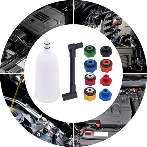 Kit d'entonnoir d'huile moteur 10 pièces avec 8 adaptateurs (1/5)