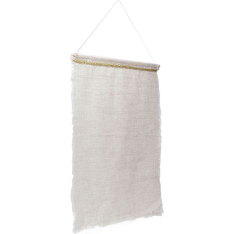 Sacs muraux en coton et lin pour boucles d'oreilles, rangement multifonction déco maison (1/5)