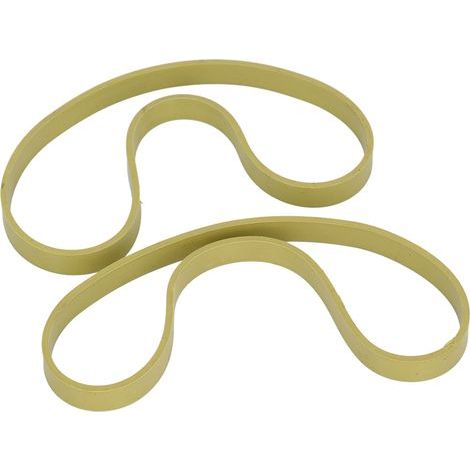 Pneu de scie à ruban, 2 pièces, 12.55mm de largeur, 3.17mm d'épaisseur, caoutchouc antidérapant, Anti-bruit, pour roue de scie à ruban de 8 pouces (1/5)