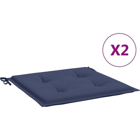 Pallet Cushions 2 pcs Navy Blue 40x40x4 cm Oxford Fabric vidaXL (1/5)