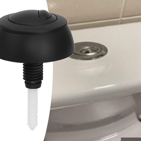 Pièces de rechange pour vanne de chasse d'eau, adaptées à la vanne de vidange Siamp optima 49, noir + couvercle de support (1/5)