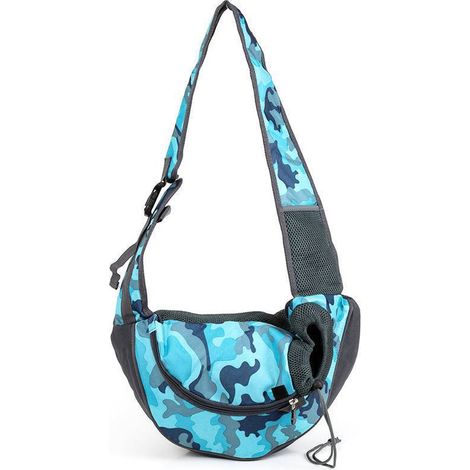 Sac à Dos Pour Animaux De Compagnie - Maille Respirante - Bandoulière Réglable - Sécurité Avec Crochet Intégré - Tailles S et L - 1 Pièce (1/5)