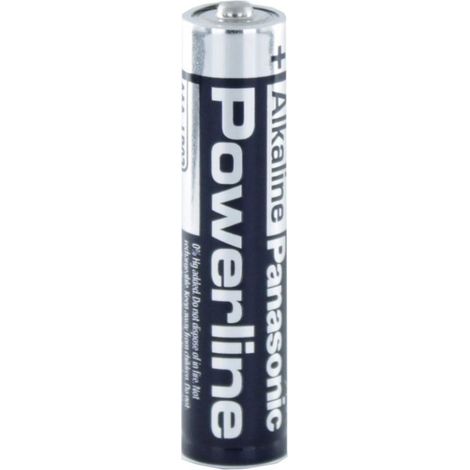 Pila alcalina 1,5V Panasonic "Powerline" - ministilo, AAA, LR03, MN2400 (1/2)