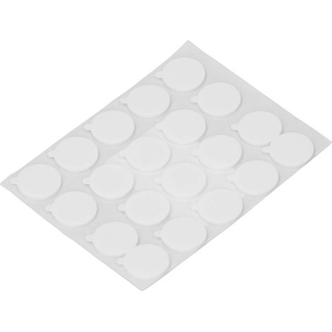 10er-Set doppelseitige Klebepunkte mit abgerundeten Ecken, runde Knetmasse, 20 mm x 2 mm (1/5)