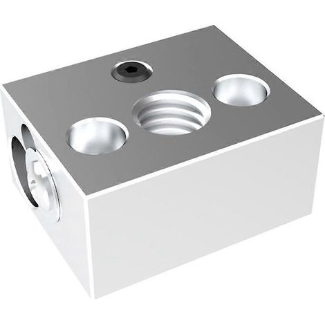 Aluminium/Kupfer-Heizdüse speziell für den Ender3S1 V6 Extruder, 3D-Drucker-kompatibler Thermoblock, Hochleistungs-Ersatzteil.