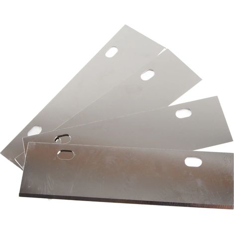 4-teiliges Grillreiniger-Set, Ersatzklingen für Backbleche – Silber (1/4)