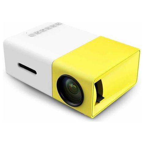 Filiyano – projecteur LED portable HD – [LCS]YG300 Mini projecteur LED portable HD 1080p pour home cinéma - Bleu ciel (1/4)