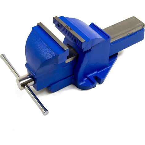 Workshop Vice 150mm Wolf Engineers Bench Vice S.G Iron Fixed Base (1/2)
