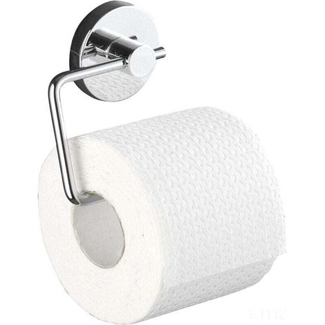 Toilettenpapierhalter, vakuummontiert, bohrfrei, repositionierbar, verchromt (1/4)