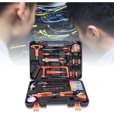 FIXMANJYS004-1 45-teiliges Reparaturwerkzeugset im Kunststoffkoffer, AC/DC 12-250 V (1/5)