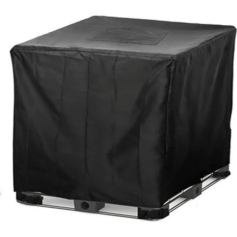 Bâche de réservoir d'eau, Bâche Couverture Réservoir IBC pour Cuve 600L, Capôt de Protection Container Citerne Eau, Anti-poussière Anti-UV Anti-Pluie (1/5)