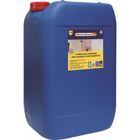 Guard Industrie – Protectguard Pro hydrofuge oléofuge anti-tâches et anti-graffitis – Protection invisible +10 ans – 25L pour béton et pierres naturelles (1/4)