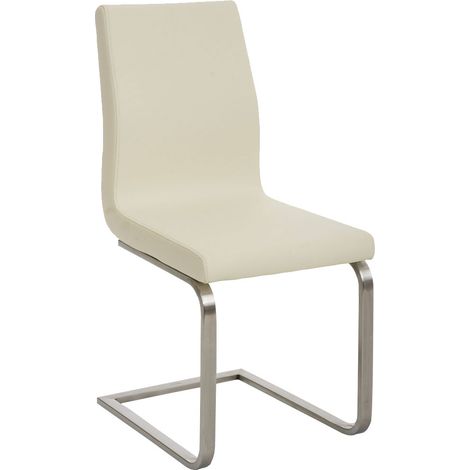 Sedia Belfort in similpelle crema (1/5)